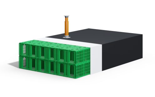 Stormwater management attenuation tank system